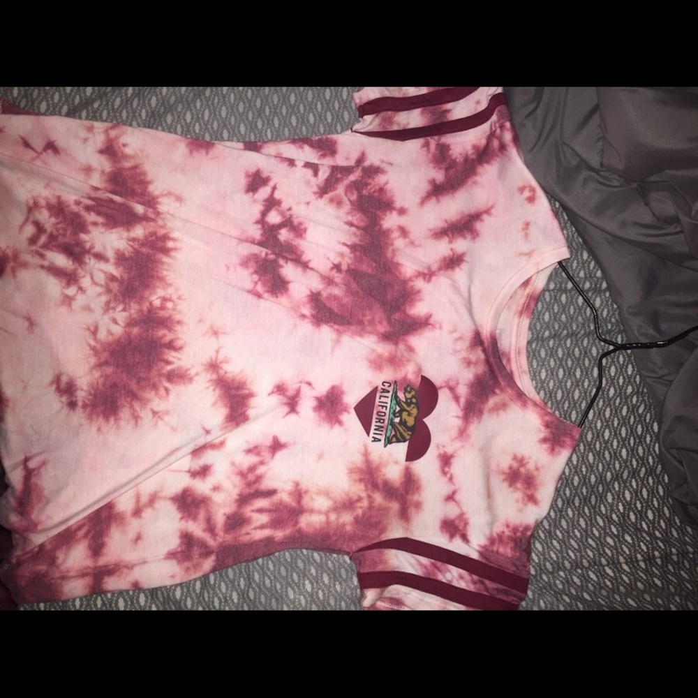 California Republic Pink Tye Dye Tee 💟